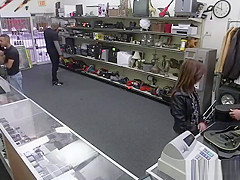 Horny pawn guy fucks Lilith Shaytons tight ass as payment