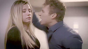Horny teacher eats his students 18+ pussy as he spread her legs