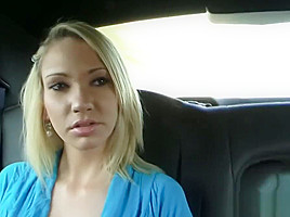Horny teen 18+ Sara Monroe gets a load on her tits