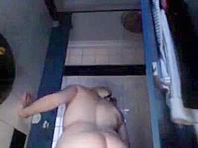 Horny teen 18+ in toilet