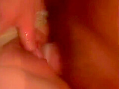 Hot And Horny Slut Gets Her Pussy Plowed Hard With A Big Rod
