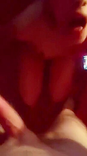 Hot Babe Sucks Big White Cock