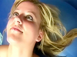 Hot Blonde Bukkake