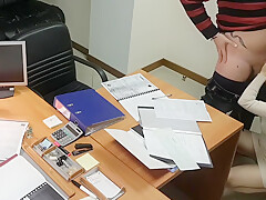 Hot Blonde Secretary Fucked By Boss In Office