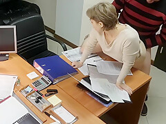 Hot Blonde Secretary Fucked By Boss In Office