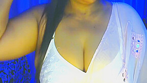 Hot Desi Sexy Girl Jaanebaharji Fun In Cam White Bra Big Boobs Verry Hot