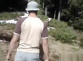 Hot Milf Blowing A Cock In The Woods