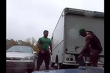 Hot Public Jerking On A Rainy Day