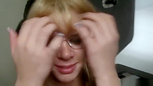 Hot blonde girls masturbate