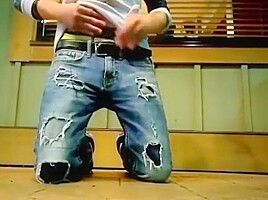 Hot boy solo mastubation