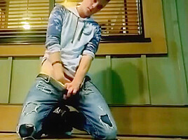 Hot boy solo mastubation