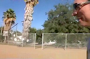 Hot cheerleaders share with one huge dick-1