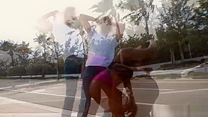 Hot ebony sucked and twerk on Jmacs hard cock