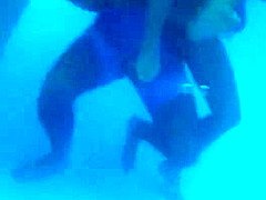 Hot girls Mai Sakurai and Rara Motofuji in bikini playing at the pool