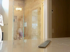 Hot teen 18+ taking shower