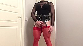 Hot tranny teasing