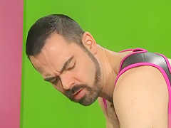 Hot wolf fetish and cumshot