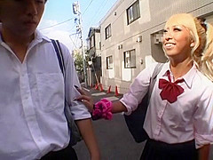 Hottest Japanese model Sakura Kiryu, Mana Izumi in Incredible Couple, Blonde JAV movie