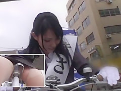 Hottest Japanese whore Yua Sasaki in Horny Outdoor, Stockings/Pansuto JAV movie