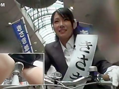 Hottest Japanese whore Yua Sasaki in Horny Outdoor, Stockings/Pansuto JAV movie