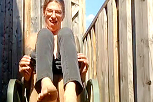 Hottest amateur shemale movie with Outdoor, Masturbation scenes