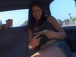 Hottest pornstar Kylie Rochelle in horny public, brunette porn video