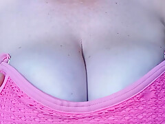 Huge Boobs In On Your Face Pov By Mariaold Milf