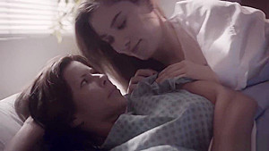 Huge boobs troubled MILF in a 3some with hospital staff