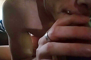 I Suck My Trans Girlfriends Cock While I Watch Tv 2