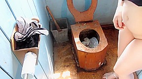 I piss in the Russian public toilet