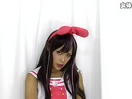 I stand up by bandy-legs and masturbation  - Fetish Japanese Video