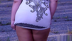 Irina bbw, masturbating in public places