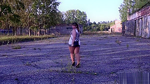 Irina bbw, masturbating in public places