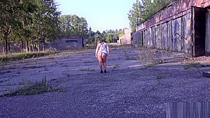 Irina bbw, masturbating in public places