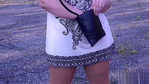 Irina bbw, masturbating in public places