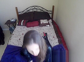 Irresistable succubus lures you in with a blowjob and handjo