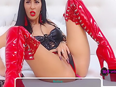 Ivonady Red Boots Free Clip