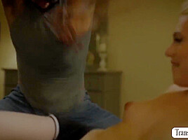 Izzy Wilde And Dante Colle - Ts Barebacked By