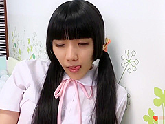 JAPANESE TEENGIRL LICKING SAUSAGE