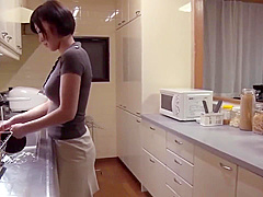 Japanese Step mother Fucks Step son