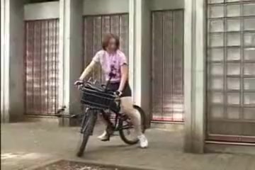 Japanese girl bicycle