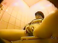 Japanese toilet masturbating 4
