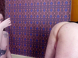 Jessica Kay submits to dick on her knees