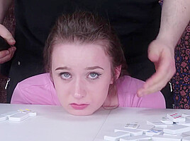Jessica Kay submits to dick on her knees