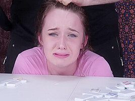 Jessica Kay submits to dick on her knees