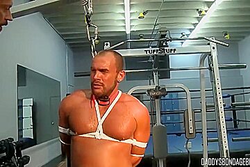 Jessie Balboa And Colin Steele In Has Tied Up In The Gym