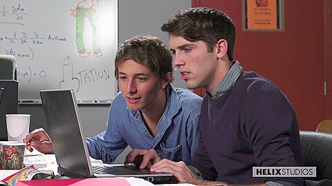 Jessie Montgomery & Aiden Summers & Matthew in Study Group - HelixStudios