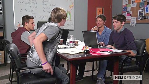 Jessie Montgomery & Aiden Summers & Matthew in Study Group - HelixStudios