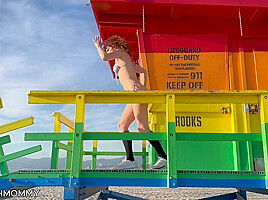 Jewish Milf Picks Up Random Guy For Sex At The Beach And Fucked By Stranger In Bikini