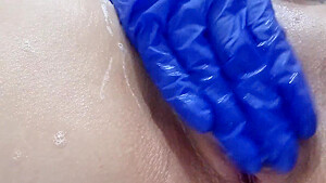 Juicy Bare Pussy And Asshole Widening At Home